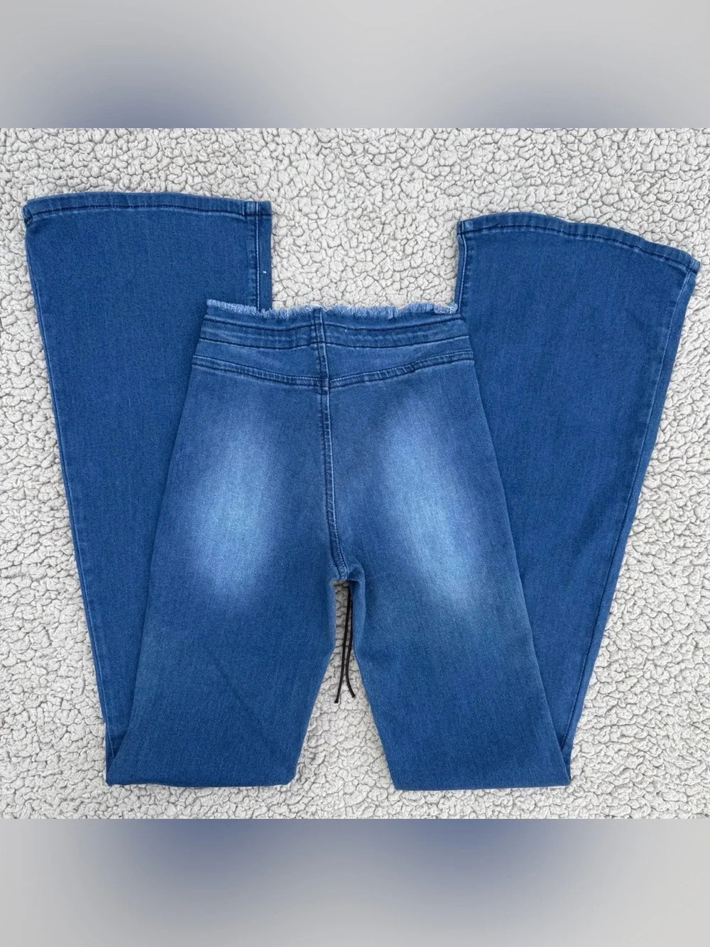 I.AM.GIA Blue Flared Denim Jeans - Picture 2 of 3